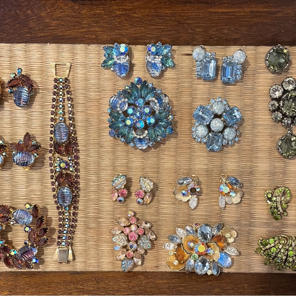Various SETS: True-Vintage Juliana Earrings, Brooches, Bracelets, Necklaces, etc